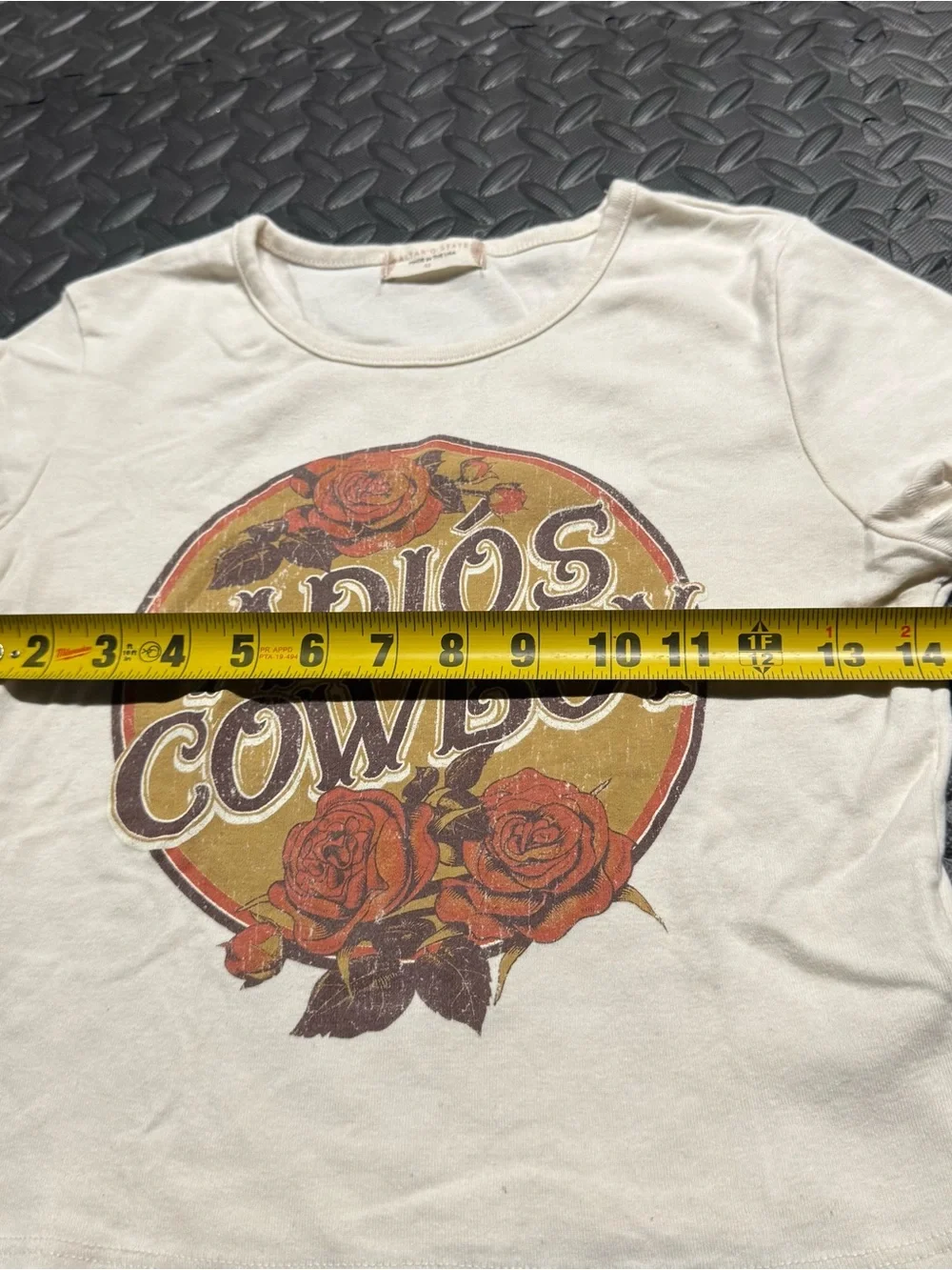 Altar’d State Adios Cowboy Graphic Tee Floral Western Shirt Size M